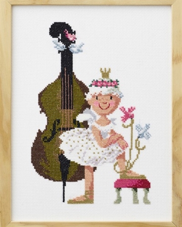 Balletpigen – korsstingskit tegnet af Ib Antoni